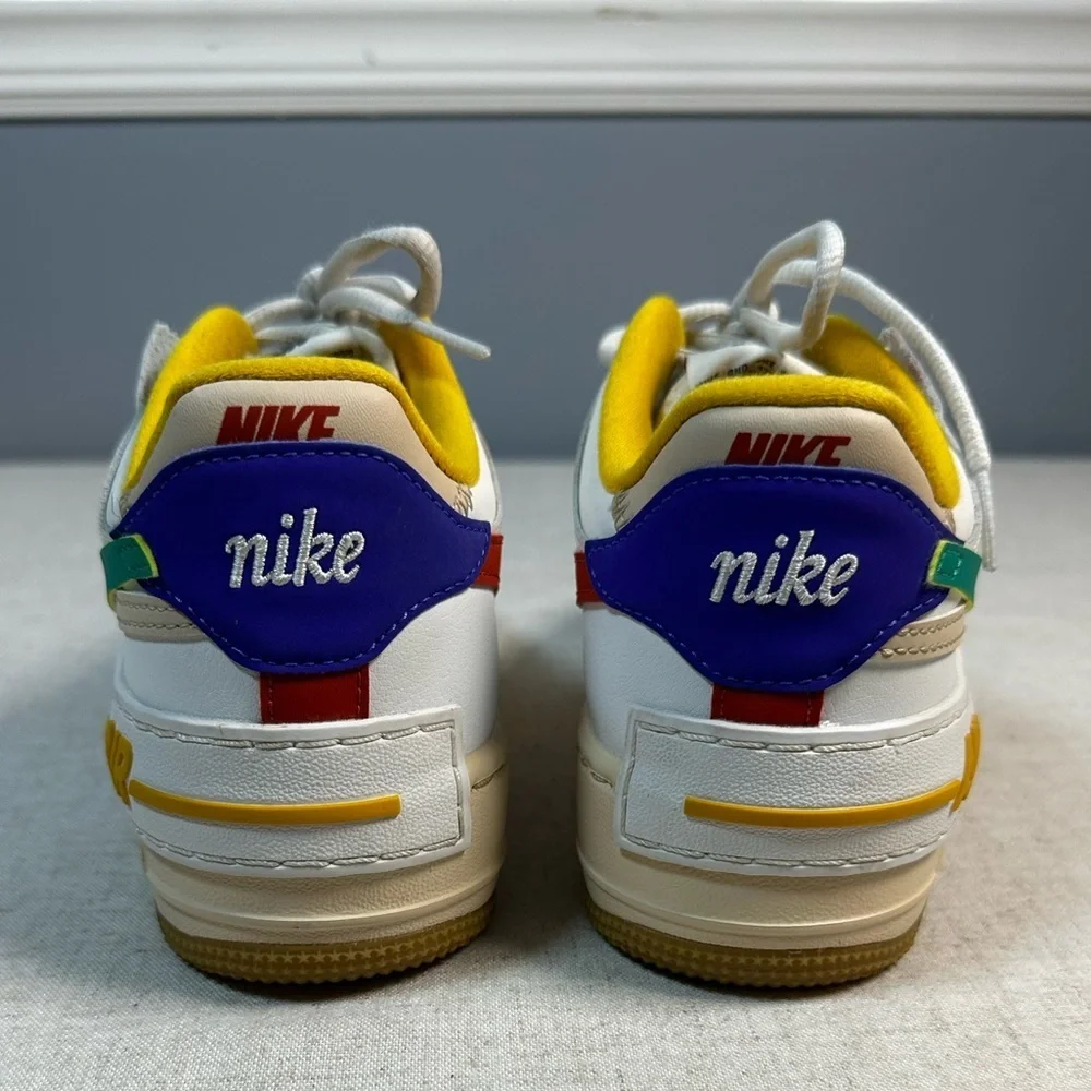 Nike Air Force 1 Shadow White Green Size 6.5